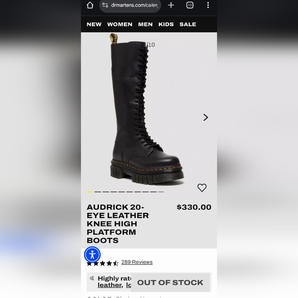 Dr. Martens Audrick Black Boots